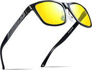 ATTCL Mens Polarized Sunglasses for Men Sunglasses (pack of 1) - 8587-Hd Night Driving Glasses(Non-mirrored)