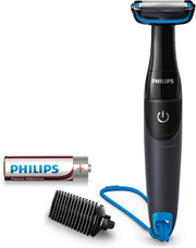Philips Bodygroom BG1024/16 Showerproof Groin & Body Trimmer Bidirectional Trimmer, Skin Protection System AA Battery Included - UAE Version