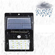 360 Light 20 LEDs Solar Motion Sensor Waterpoof Heatproof Outdoor Light, White, H10.2 x W15.8 D5.6 cm