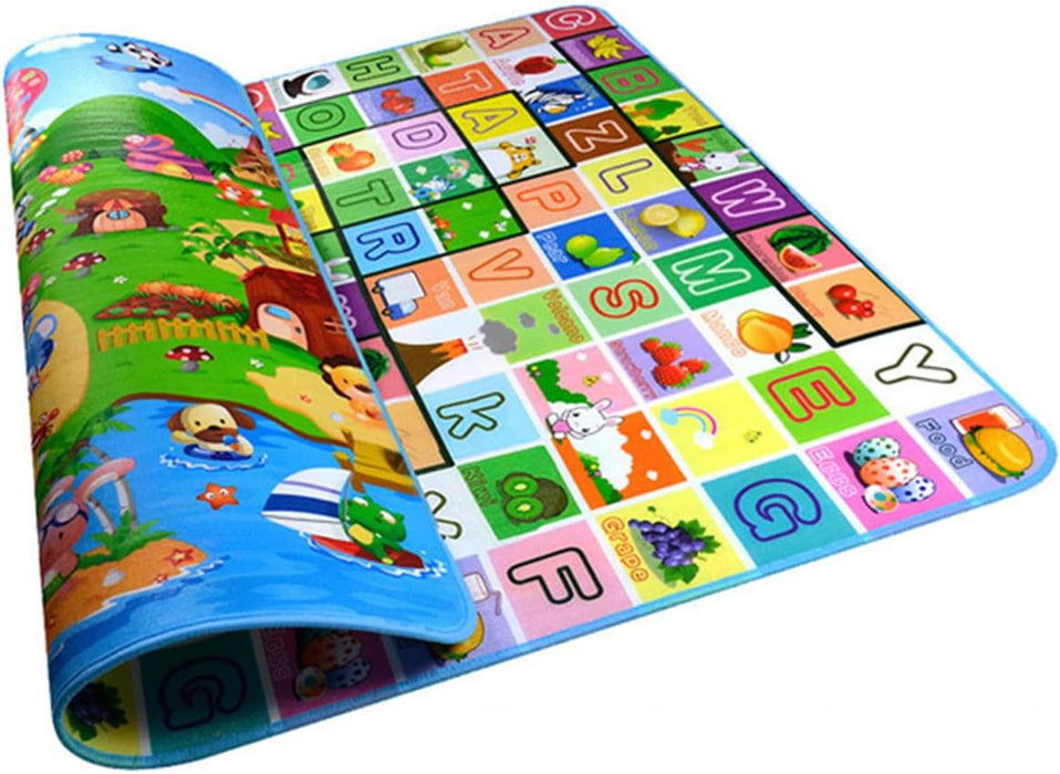 ECVV Non toxic friendly lightweight Baby Play Mat Playmat Plant Ink Pattern Playmat Neutral Play Mat For Room kids protective
