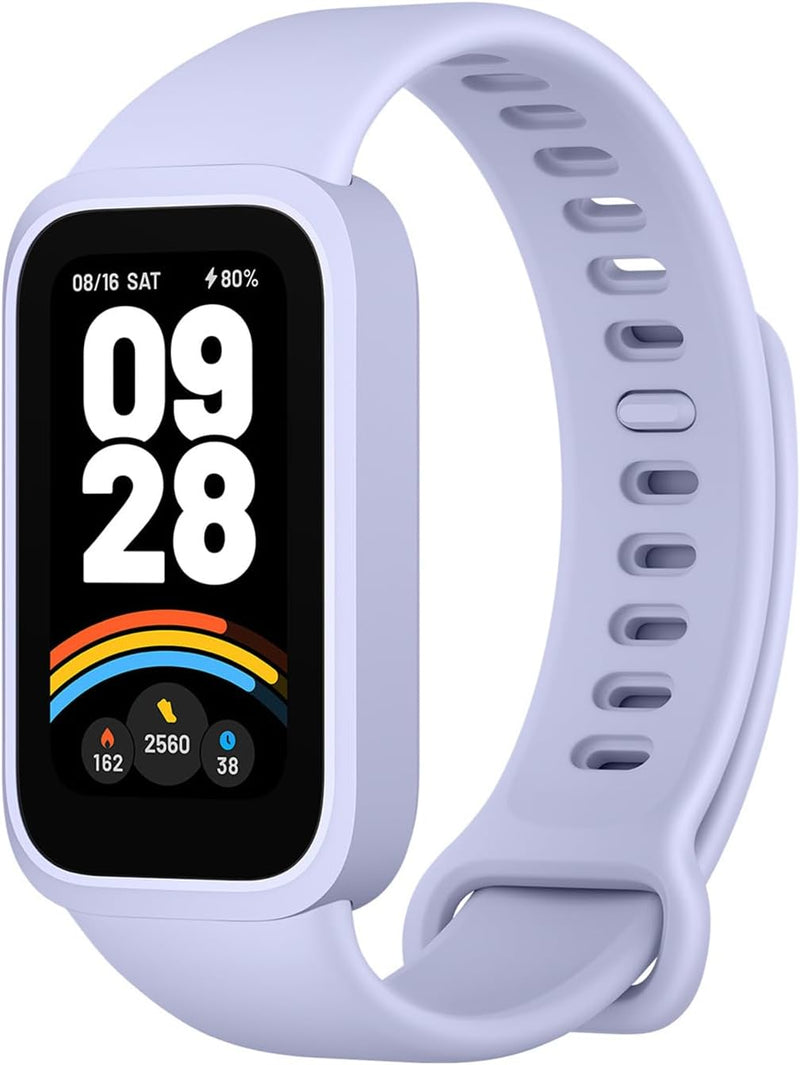Smart Band 9 Pro Moonlight Silver 1.74'' narrow-edge display 21-day ultra-long battery life health management Professional Workout Analysis - Band 9 Active Purple