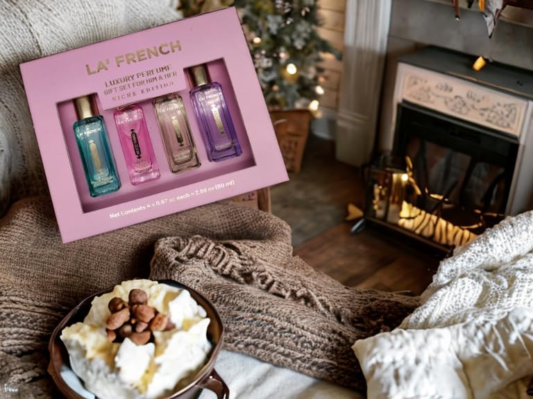 La French Perfume Gift Set for Women 4X20ml | with Mood Swing Euphoria Happiness Invoke | Luxury Perfume Set | Spicy Fresh Long Lasting Fragrance