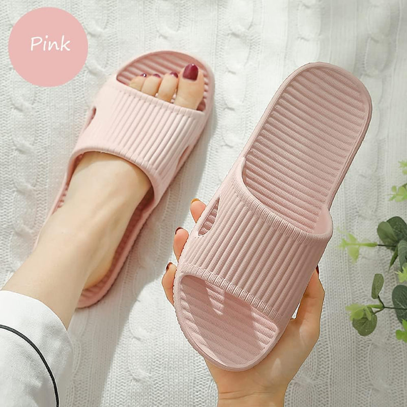 JIJIe Shower slipper, Slippers for Women bathroom or indoor use, anti-slip