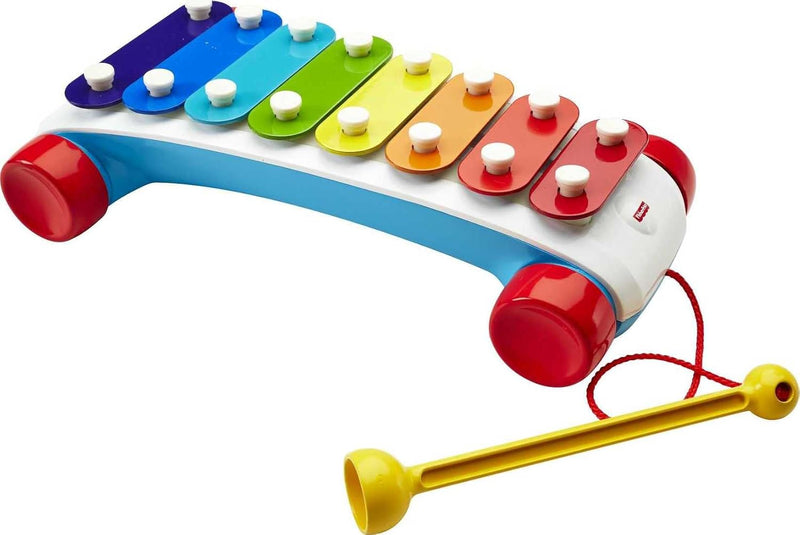 Fisher-Price Baby Toy Purple Monkey Musical Storybook with Lights & Sounds for Infants & Toddlers Ages 6+ Months - Xylophone
