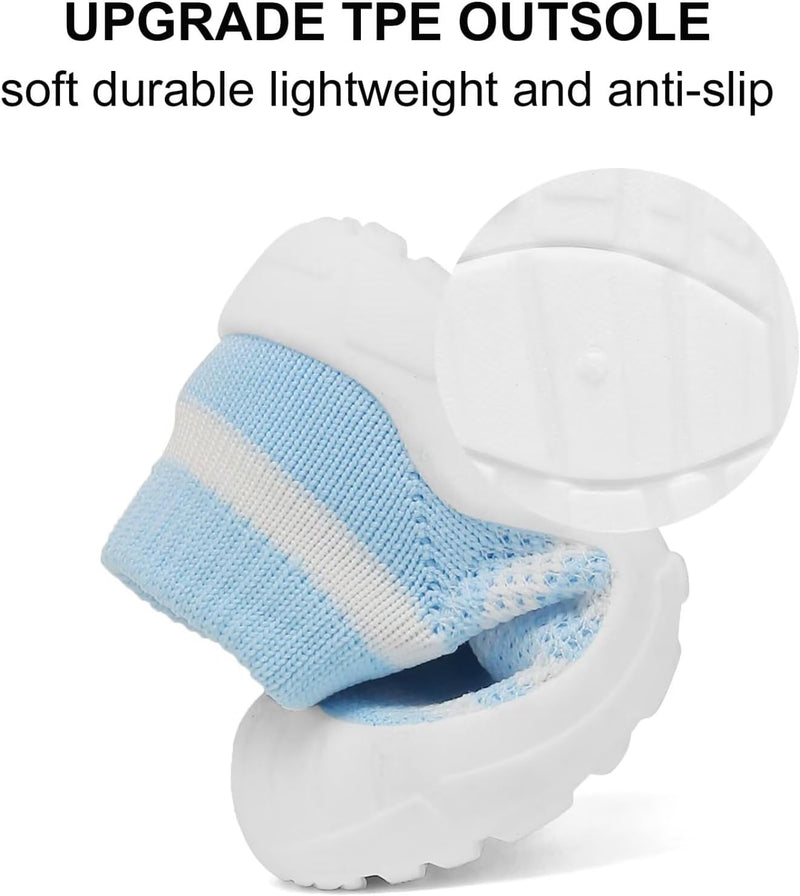 Baby Boy Girl Walking Shoes Non-Slip Toddler Sock Shoes 6 9 12 15 18 24 Months