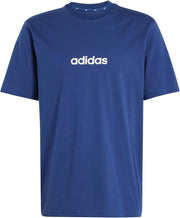 Men Essentials Linear Single Jersey Tee - Blue