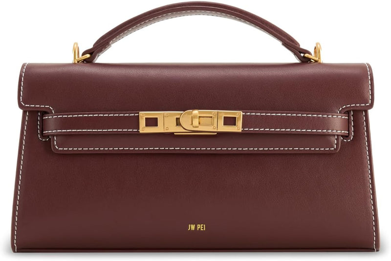 Women's Noor Top Handle Bag - Reddish Brown