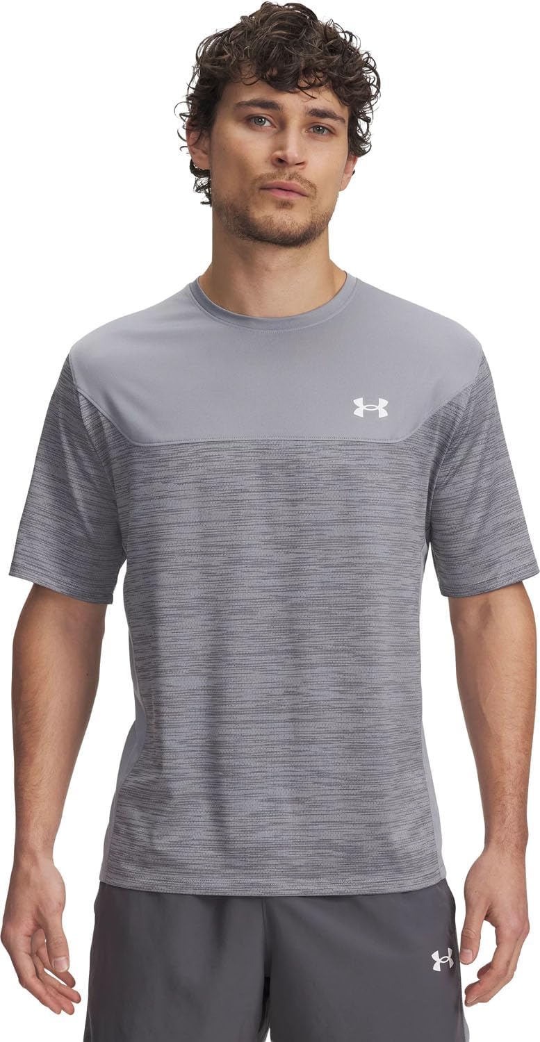 Mens UA Tech Utility SS, XXL SHIRT (pack of 1) - GREY