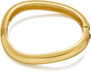 Teardrop Gold Cuff Bracelets for Women Adjustable 18K Gold Plated Chunky Open Cuff Bangle Bracelets Minimalist Thick Gold Wrist Cuff Bracelets - Gold