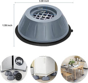 V SHOP 4pcs Anti Vibration Pads for Washer Dryer Shock and Noise Cancellation, Washing Machine Stand to Prevent Shifting, Shaking Walking for Home