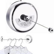 Gadget Deals Stainless Steel Retractable Clothesline | Cloth Drying Rope for Outdoor, Balcony, Bathroom
