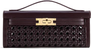Women's Bria Structured Top Handle Bag - Dark Red
