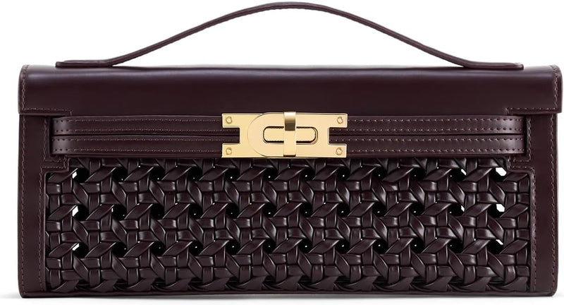 Women's Bria Structured Top Handle Bag - Dark Red