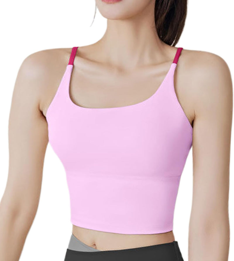 Dress Cici Strappy Longline Bra, Sports Crop Top, Yoga Bra