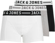 Men's Trunks Trunks (pack of 3) - Light Grey Melange