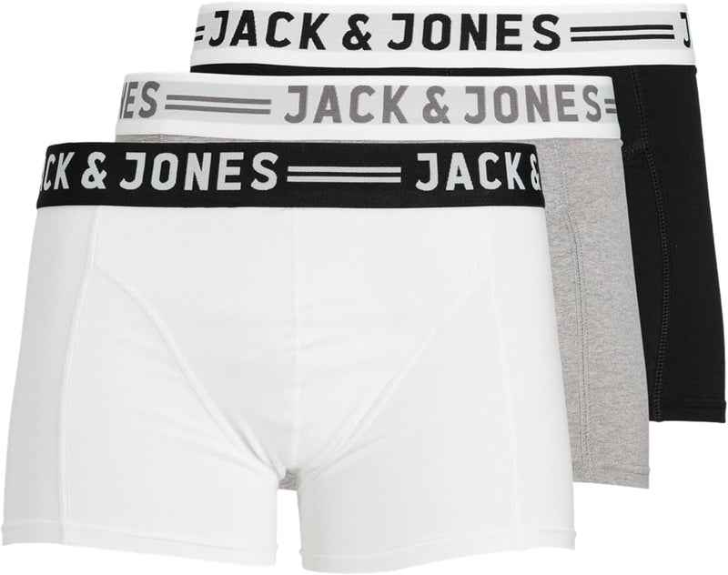 Men's Trunks Trunks (pack of 3) - Light Grey Melange