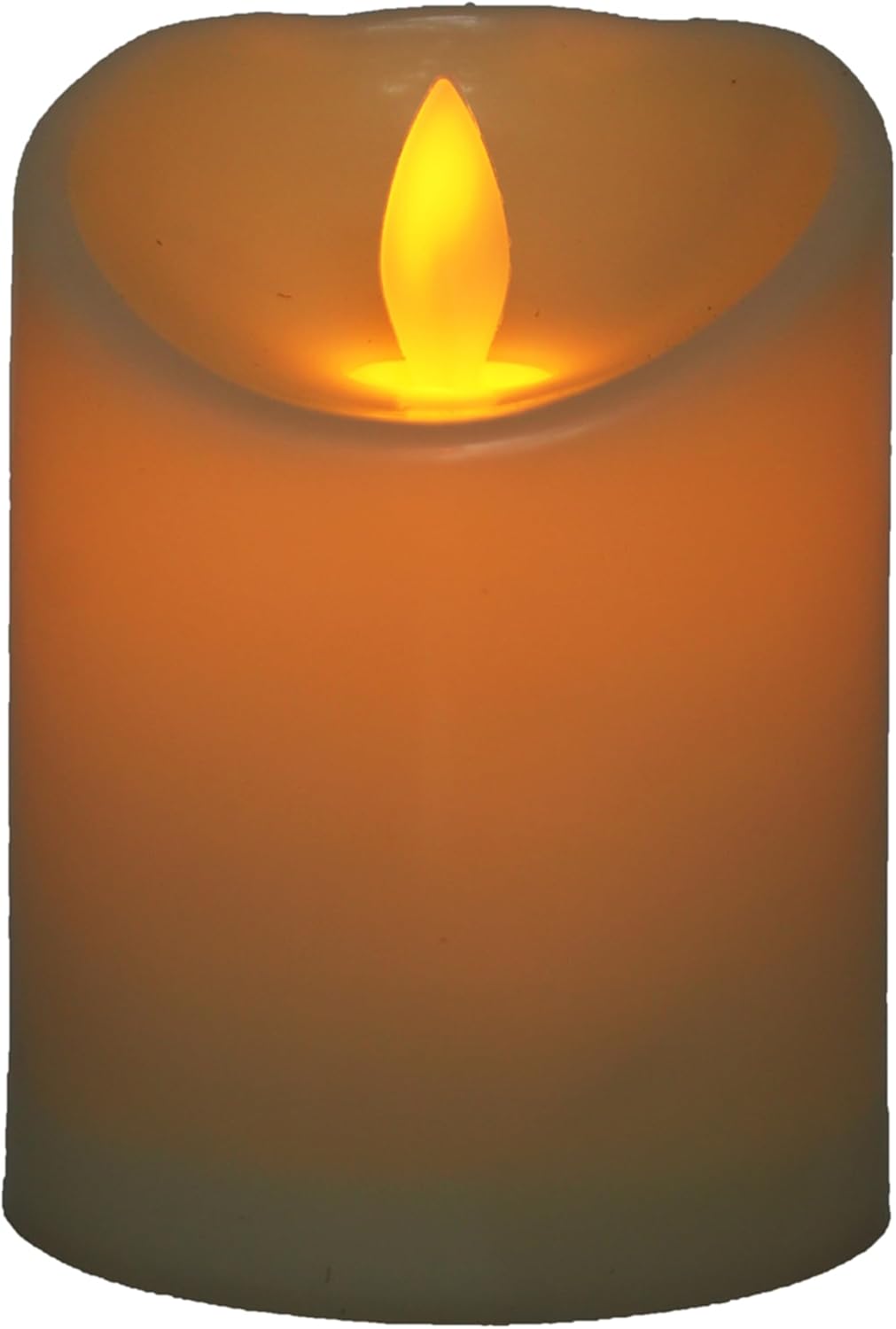 LED Plastic Candle Warm Soft Glow Battery Operated Decorative Light for Home, Bedroom, Party & Holiday Décor, 7.5x10cm – image 2