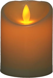 LED Plastic Candle Warm Soft Glow Battery Operated Decorative Light for Home, Bedroom, Party & Holiday Décor, 7.5x10cm