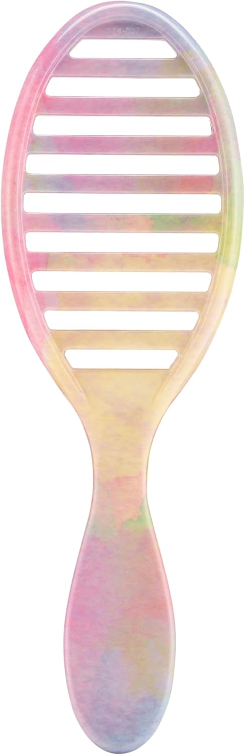 Wet Brush Speed Dry Hair Brush - Color Wash, Watermark - Vented Design and Ultra Soft HeatFlex Bristles Are Blow Dry Safe With Ergonomic Handle Manages Tangle and Uncontrollable Hair - Pain-Free