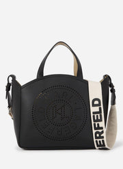 k/circle sm tote perforated