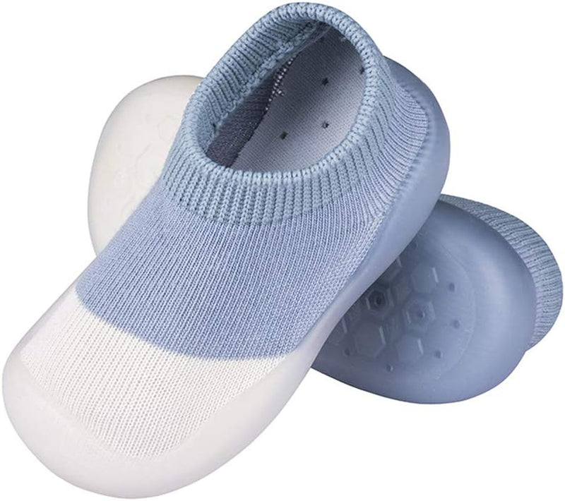 Baby Toddler Non-Skid Sock Shoes Indoor Slipper Breathable Cotton Mesh Lightweight Sole Infant Boy Girls Kids Children