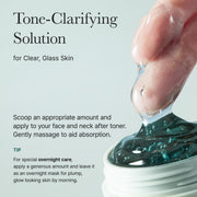 Glow Hyssop Overnight Face Mask Serum - hydrating & Anti-Aging Serum for younger looking Korean Glass Skin, 30% Vitamin A, C, E, 10% Niacinamide, Peptide