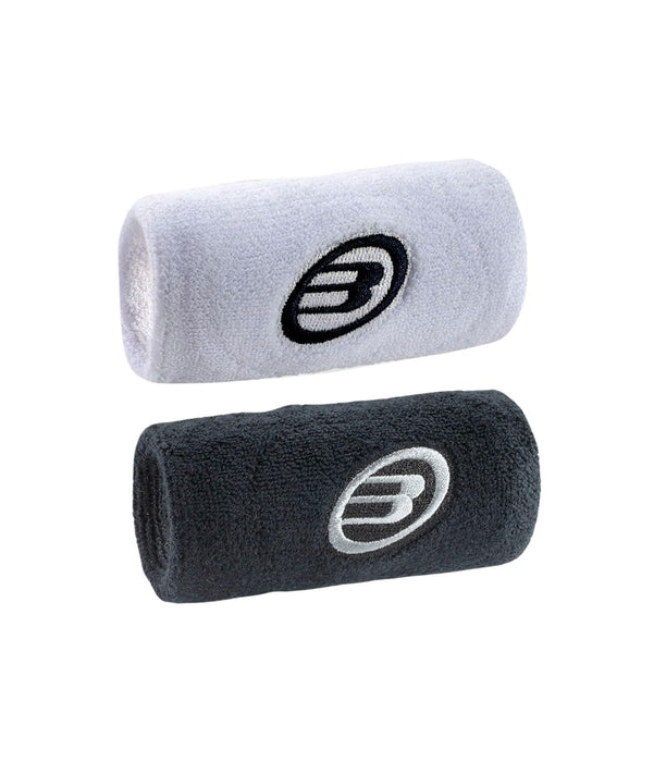 Bullpadel Padel Wristbands 2 Units Black White Black/White One Size