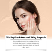 Deep Collagen Silk Peptide Lifting Ampoule SerumKorean Facial Essence,Firming Wrinkle-Smoothing HydratingNon-Greasy Gentle Formul 50ML/1.69FL.OZ