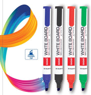 GiGiS White Board Marker with Chisel Tip 12-Pieces, Blue