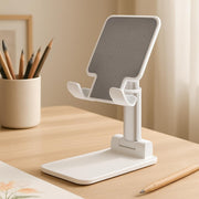Fitto Folding Desktop Phone Stand, Mobile Holder for Desk, Adjustable & Portable