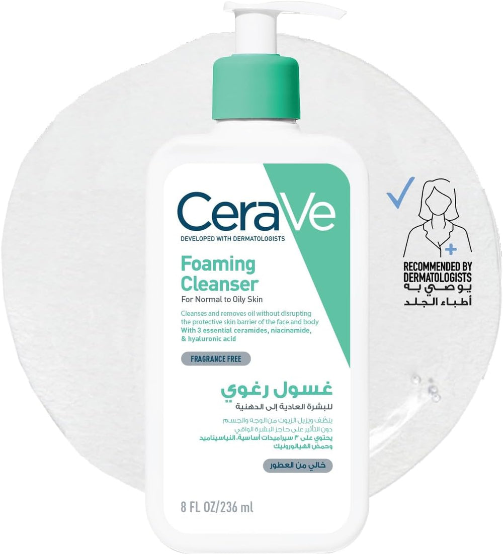 Foaming Cleanser for Normal to Oily Skin with Hyaluronic Acid