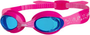 Zoggs Little Twist Kids Swimming goggles, UV Protection Swim Goggles, Adjustable Strap Childrens Goggles, Fog Free Tinted Swim Goggle Lenses, Zoggs Goggles Kids 0-6 years - Blue/Green - pink/fuchsia No pattern
