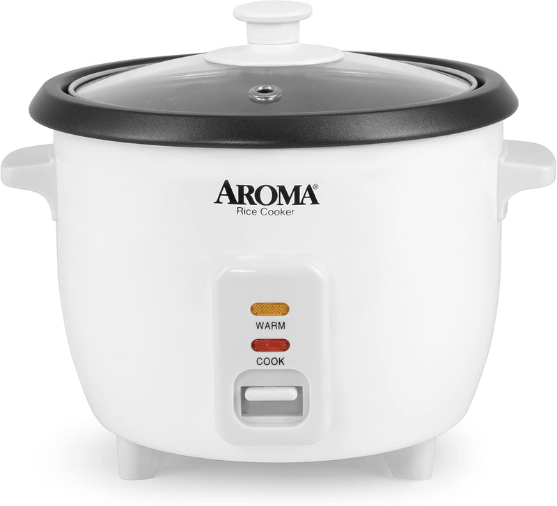Aroma Housewares 6-Cup Pot-Style Rice Cooker, White (1)