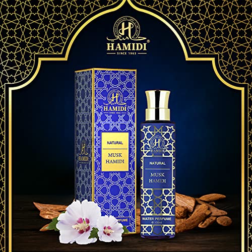 Hamidi Non Alcoholic Natural Musk Water Perfumes for Unisex 100ML - Perfumes Set - PACK OF 4 - Black - Hamidi - Signature - Tahara - perfume for men - perfume for women - fragrance - Offers