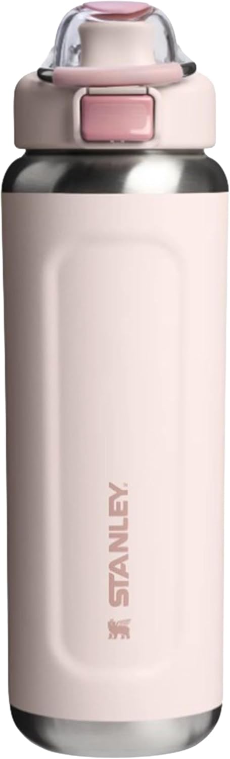 Wellspring Bottle 0.7L - Cold For 12 Hours - Iced For 40 Hours - BPA-Free Recycled Stainless Steel Flask - Leakproof - Dishwasher Safe - Rose Quartz - Rose Quartz