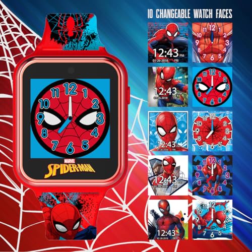 ACCUTIME Marvel Spiderman SPD4588 Interactive Watch, Unisex Kids