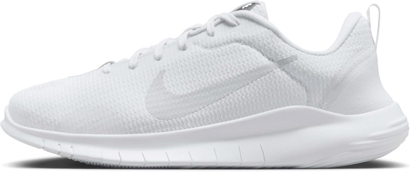 FLEX EXPERIENCE RN 12 womens LACED SHOES - WHITE/PURE PLATINUM
