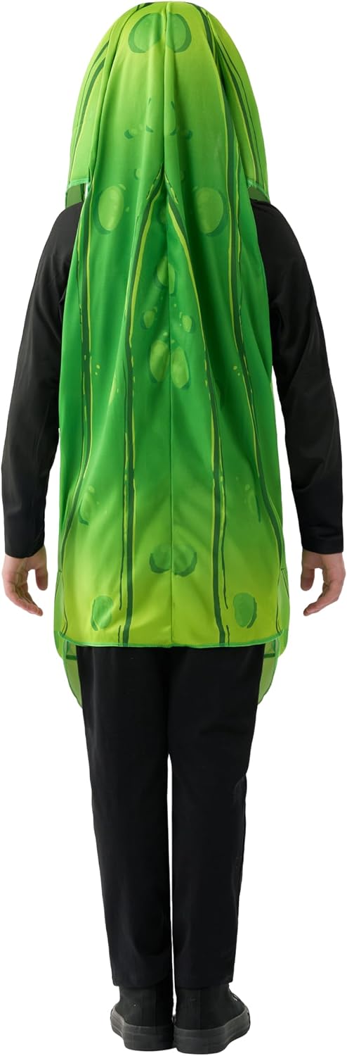 Spooktacular Creations Pickle Costume Kids, Food Themed Fruit Jumpsuit for Child Teens Halloween Dress Up Cosplay Party