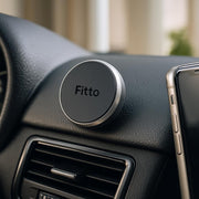 Fitto Magnetic Mobile Holder for Car, Black - Universal Phone Mount