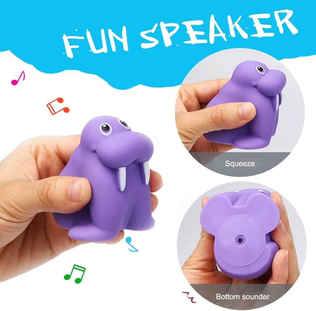 Mumoobear 7Pcs Baby Bath Toys, Scoop Net Fish Pool Toys With Spray, Sounds, Color Changing Toddler Bathtub Toys – image 4