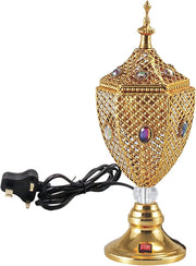 Bakhoor BoSidin – Elegant Electric Oud Bakhoor Incense Burner Mabkhara Gold – WF-117-G