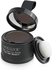 Root Touch Up Hair Powder Root Cover Up Hairline Shadow Powder Stick, Root Touch Up Dark Brown for Thinning Hair for Women and Men, Bald Spots, Eyebrows, Beard Line, Dark-Brown, Pack Of 1 - Dark-Brown 3.97 g (Pack of 1)