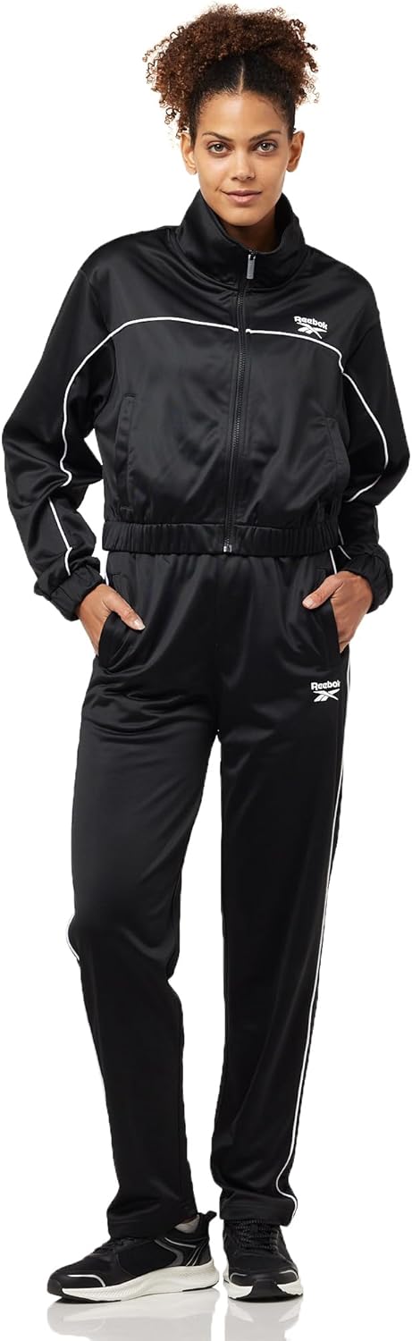 Justine Piping Tracksuit 2Pc Tracksuit For Women'S Black S