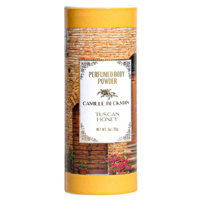 Camille Beckman Tuscan Honey Scented Talc-Free Body Powder, Perfumed Dusting Powder, , 3 Ounce