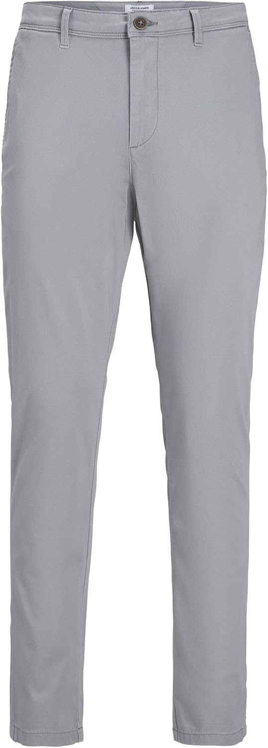 mens JPSTMARCO JJBOWIE NOOS Chinos (pack of 1) - Ultimate Grey
