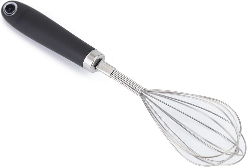 HOMEPRO Better Value for Better Living Home Pro Versatile Whisk with Handle, Silver/Black