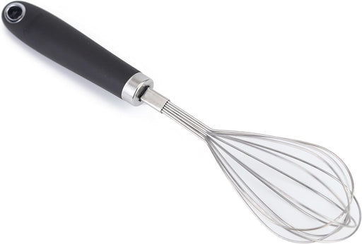 HOMEPRO Better Value for Better Living Home Pro Versatile Whisk with Handle, Silver/Black