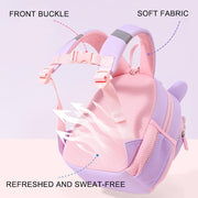 Cute Kids Backpack Toddler Backpack Bag Schoolbag Animal 3D Cartoon Animal for Baby Girl Boy 2-8 Years Small Kids Daypack (Pink Flowers Bunny)