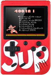 YU WELL 400 in 1 SUP GAMEBOX Classic Retro Gaming Console (Single Player, Blue) - Single Player Red