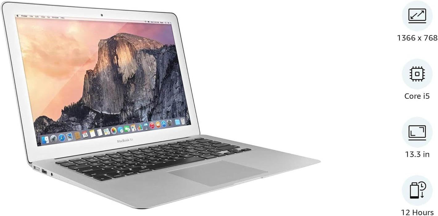 Apple (Refurbished) MacBook Air 13.3-Inch Laptop MD760LL/B, 4GB Ram - 128GB SSD - 1.4 GHz Intel i5 Dual Core